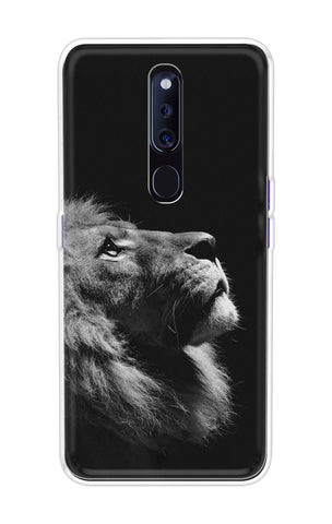 Lion Looking to Sky Soft Cover for Oppo F11 Pro
