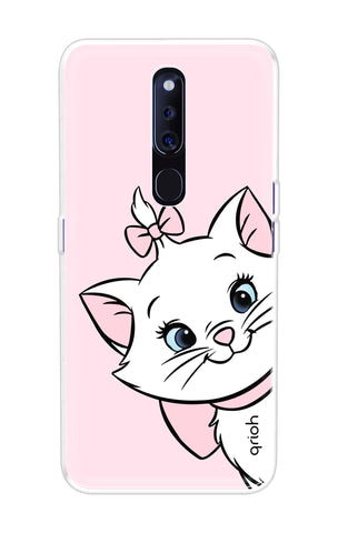Cute Kitty Soft Cover For Oppo F11 Pro