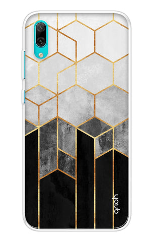 Hexagonal Pattern Soft Cover for Huawei Y7 Pro 2019