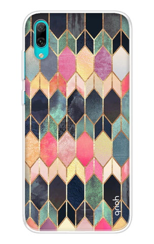 Shimmery Pattern Soft Cover for Huawei Y7 Pro 2019