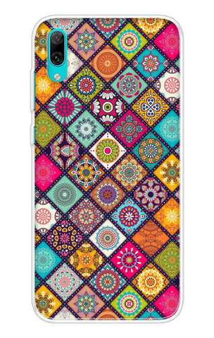 Multicolor Mandala Soft Cover for Huawei Y7 Pro 2019