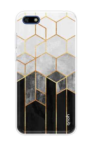 Hexagonal Pattern Soft Cover for Huawei Y5 lite 2018