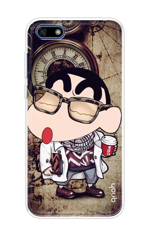 Nerdy Shinchan Soft Cover for Huawei Y5 lite 2018