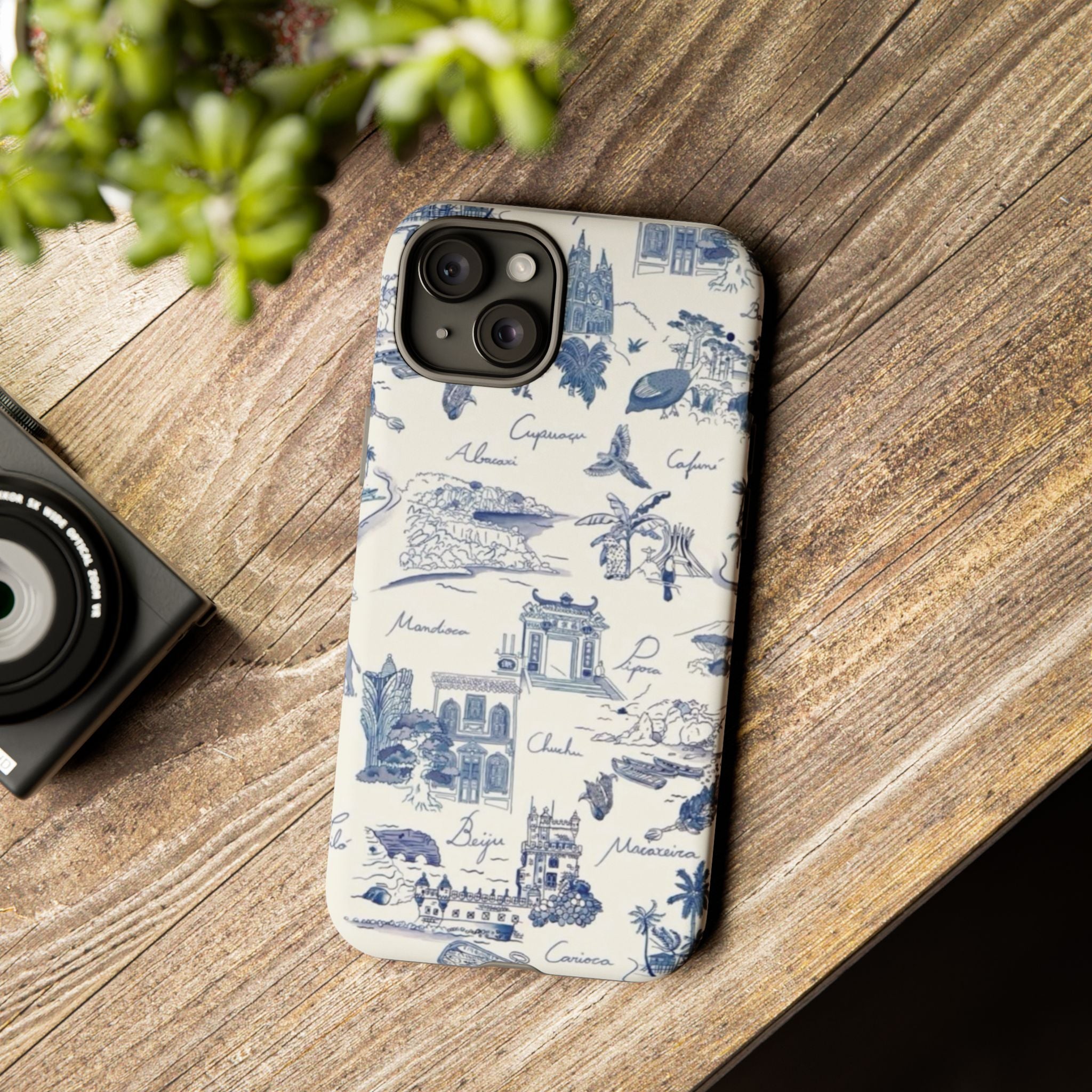 Crimson Bloom Tough Case  Available For All iPhone Models