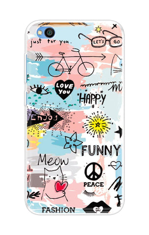 Happy Doodle Soft Cover for Xiaomi Redmi Go
