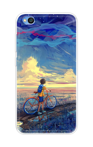 Riding Bicycle to Dreamland Soft Cover for Xiaomi Redmi Go