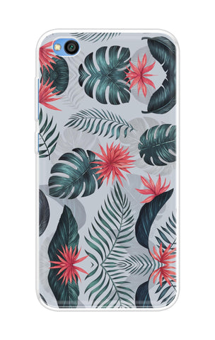 Retro Floral Leaf Soft Cover for Xiaomi Redmi Go