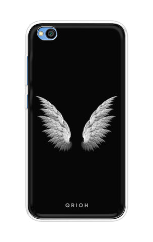White Angel Wings Soft Cover for Xiaomi Redmi Go