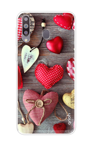 Valentine Hearts Soft Cover for Samsung Galaxy M30
