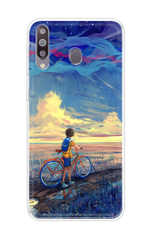 Riding Bicycle to Dreamland Soft Cover for Samsung Galaxy M30