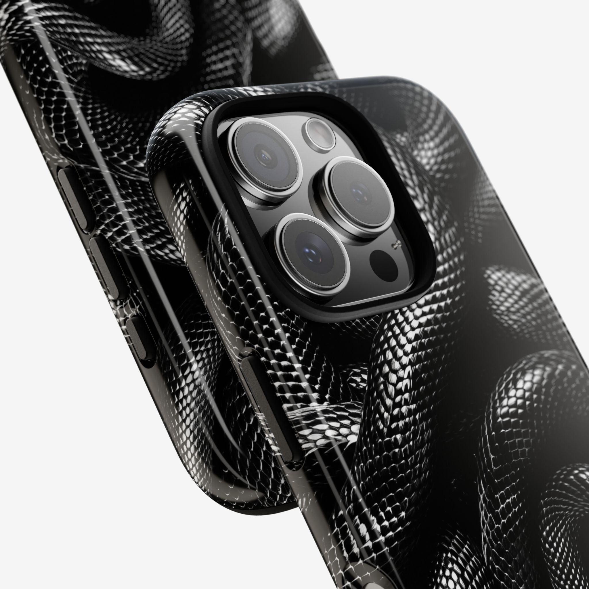 Black Snakes Premium Tough Shining Phone Case (Double Layer) Available For All iPhone Models