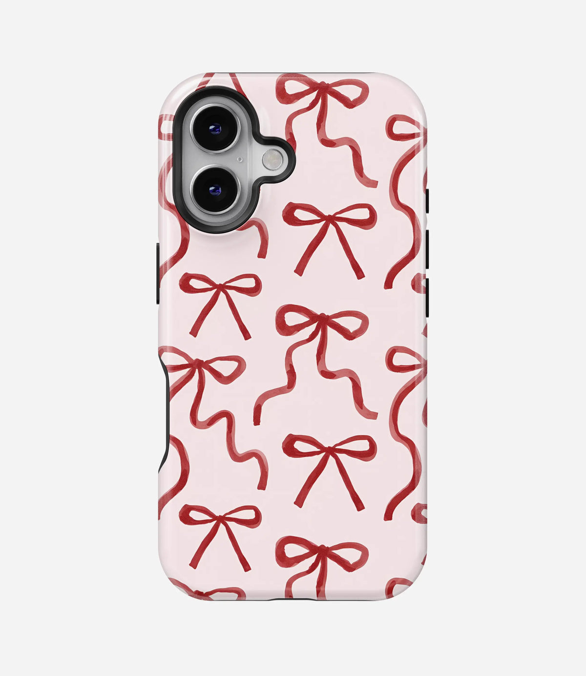 Coquette Pink Bow Premium Tough Shining Phone Case (Double Layer) Available For All iPhone Models
