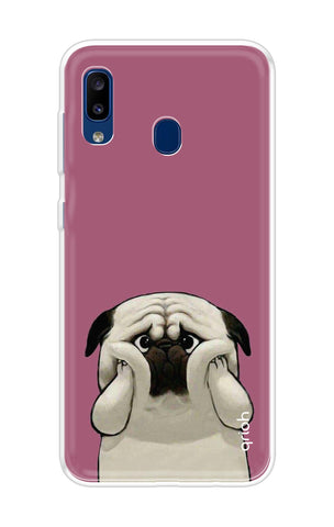 Chubby Dog Soft Cover for Samsung Galaxy A20