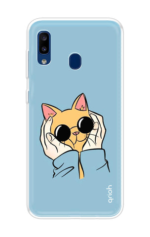 Attitude Cat Soft Cover for Samsung Galaxy A20