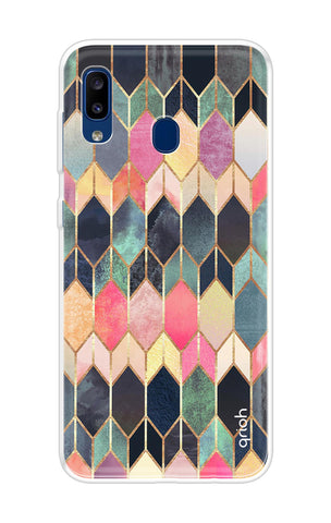 Shimmery Pattern Soft Cover for Samsung Galaxy A20