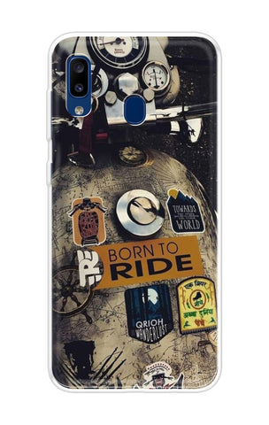 Ride Mode On Soft Cover for Samsung Galaxy A20
