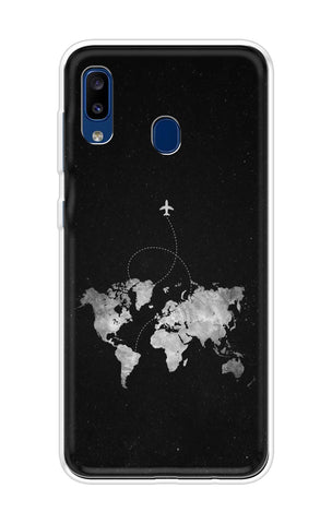 World Tour Soft Cover for Samsung Galaxy A20