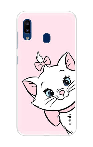 Cute Kitty Soft Cover For Samsung Galaxy A20