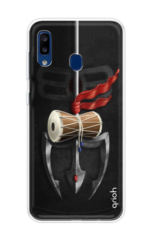 Mahadev Trident Soft Cover For Samsung Galaxy A20