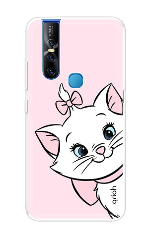 Cute Kitty Soft Cover For Vivo V15