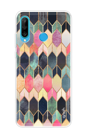 Shimmery Pattern Soft Cover for Huawei P30 lite