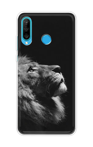 Lion Looking to Sky Soft Cover for Huawei P30 lite