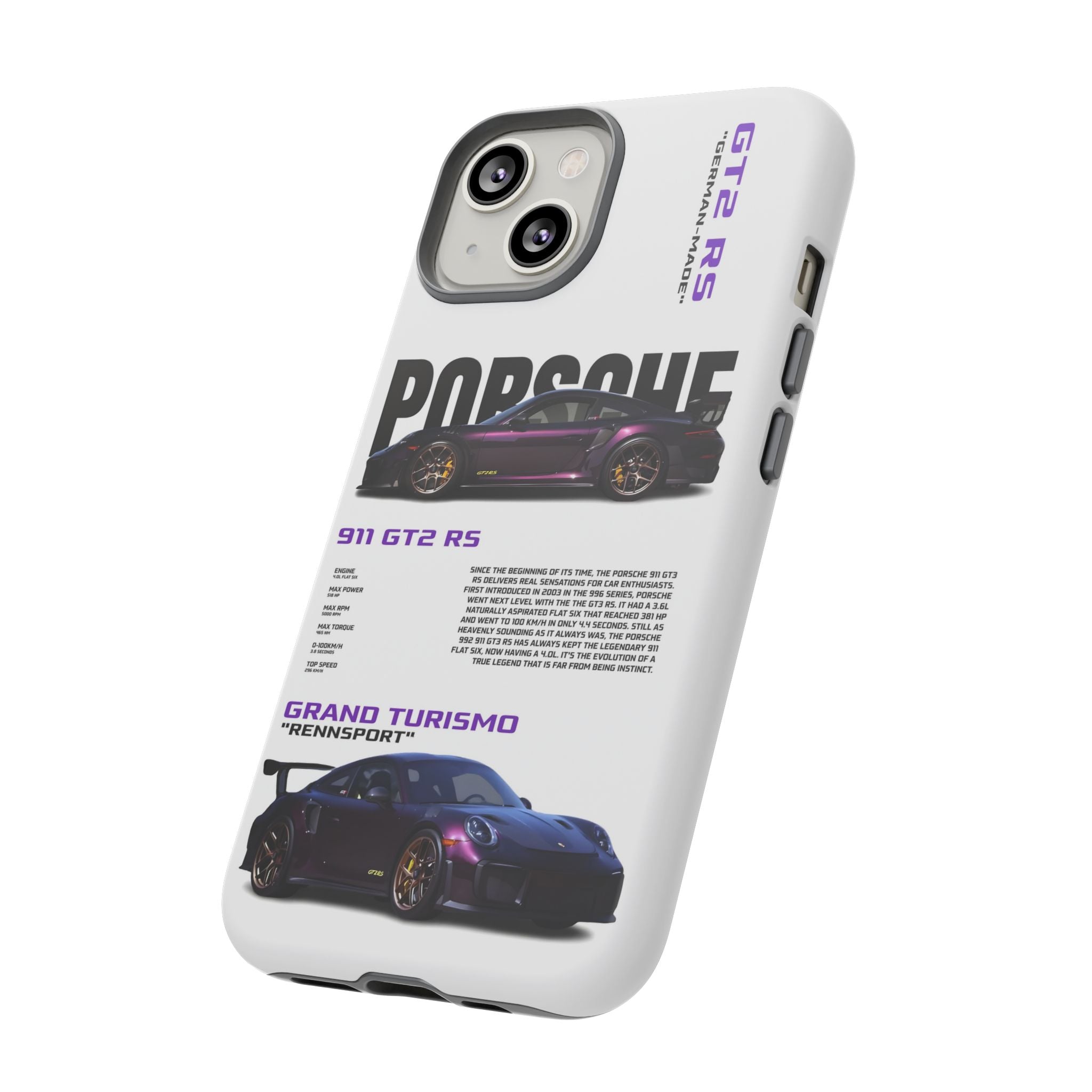 Violet Velocity Tough Case  Available For All iPhone Models