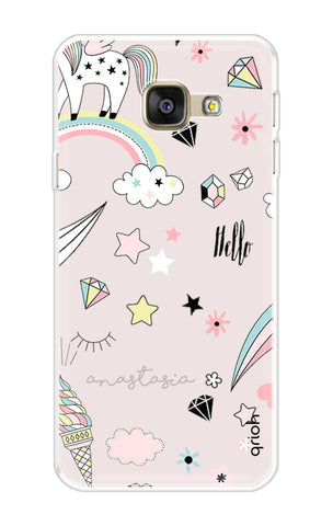 Unicorn Doodle Soft Cover For Samsung A5 2016