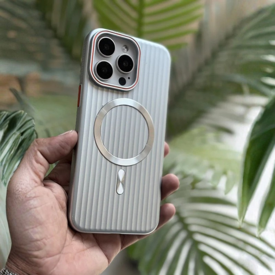Striped Matte Magnetic Phone Case
