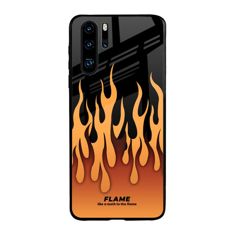 Fire Flame Glossy Case for Huawei P30 Pro