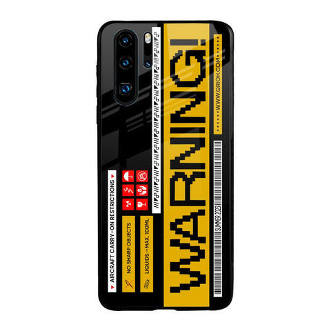 Aircraft Warning Glossy Case for Huawei P30 Pro