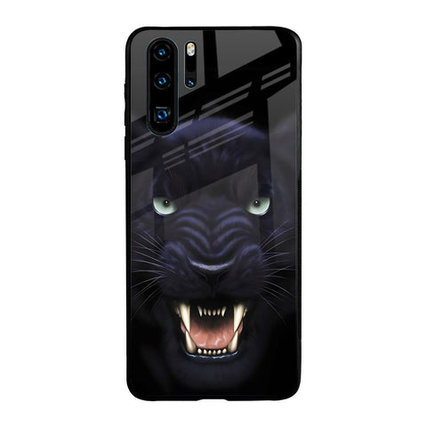 Angry Black Leopard Glossy Case for Huawei P30 Pro