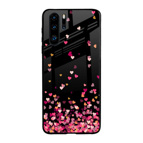Heart Rain Fall Glossy Case For Huawei P30 Pro