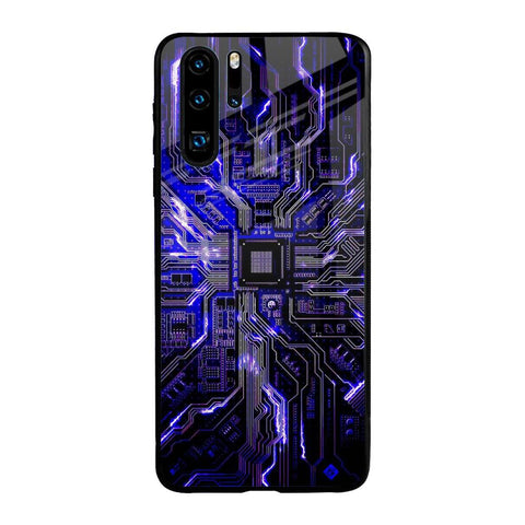 Techno Color Pattern Glossy Case For Huawei P30 Pro