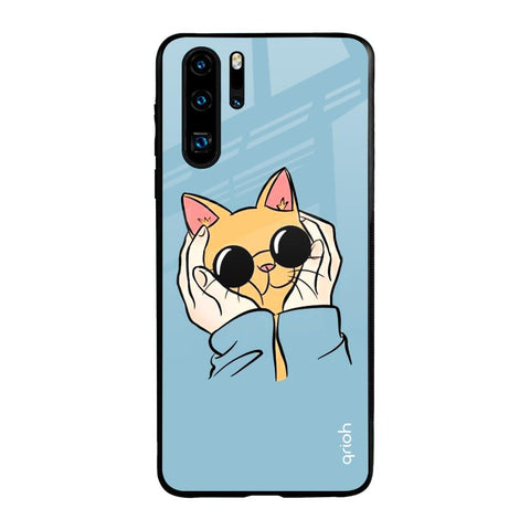 Adorable Cute Kitty Glossy Case For Huawei P30 Pro