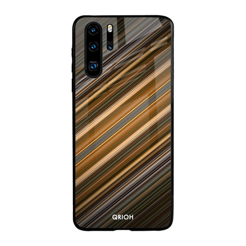 Diagonal Slash Pattern Glossy Case for Huawei P30 Pro