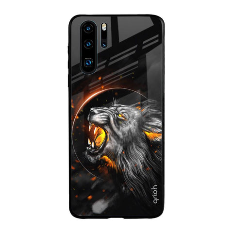Aggressive Lion Glossy Case for Huawei P30 Pro