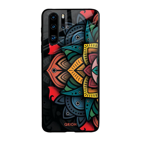 Retro Gorgeous Flower Glossy Case for Huawei P30 Pro