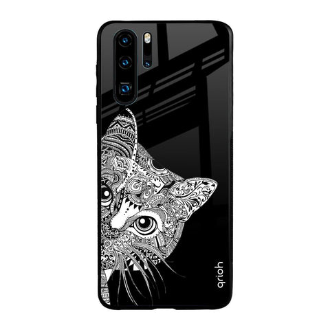 Kitten Mandala Glossy Case for Huawei P30 Pro