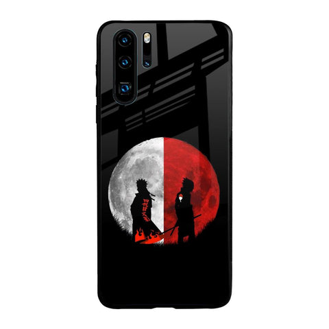 Anime Red Moon Glossy Case for Huawei P30 Pro
