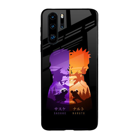 Minimalist Anime Glossy Case for Huawei P30 Pro
