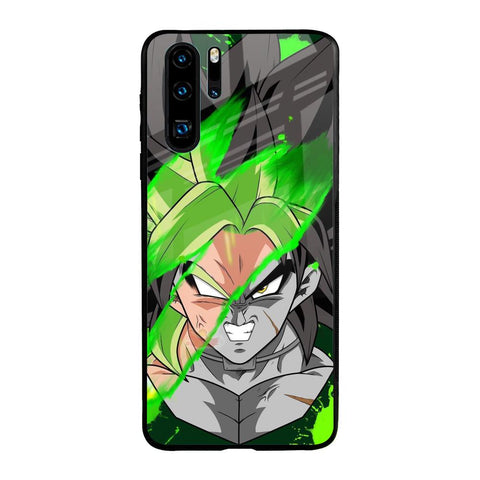 Anime Green Splash Glossy Case for Huawei P30 Pro