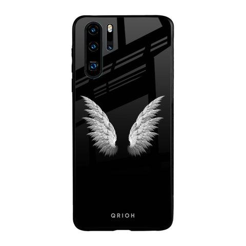 White Angel Wings Glossy Case for Huawei P30 Pro