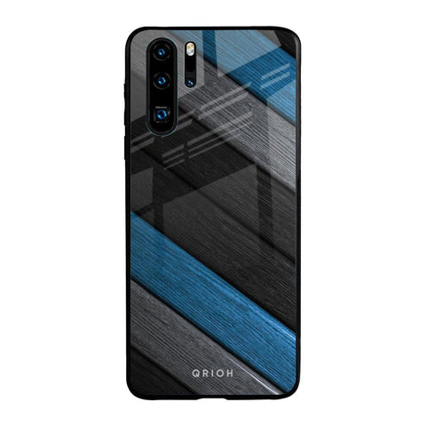 Multicolor Wooden Effect Glossy Case for Huawei P30 Pro