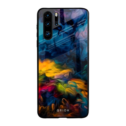 Multicolor Oil Painting Glossy Case for Huawei P30 Pro
