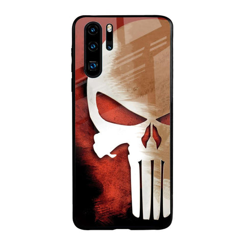 Red Skull Glossy Case for Huawei P30 Pro