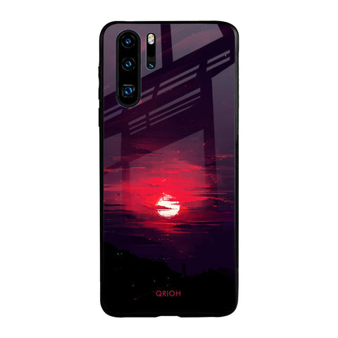 Morning Red Sky Glossy Case For Huawei P30 Pro