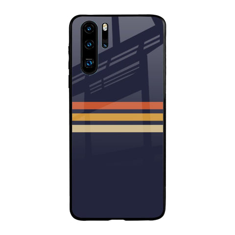 Tricolor Stripes Glossy Case For Huawei P30 Pro