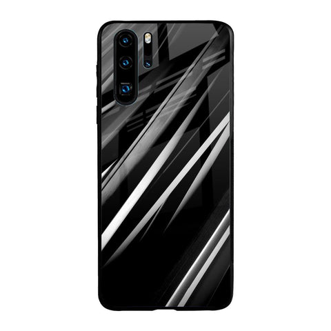 Black & Grey Gradient Glossy Case For Huawei P30 Pro