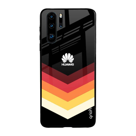 Abstract Arrow Pattern Glossy Case For Huawei P30 Pro